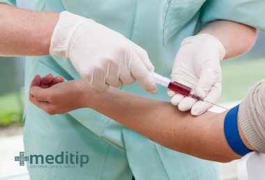 Contagio de hepatitis B: análisis de sangre